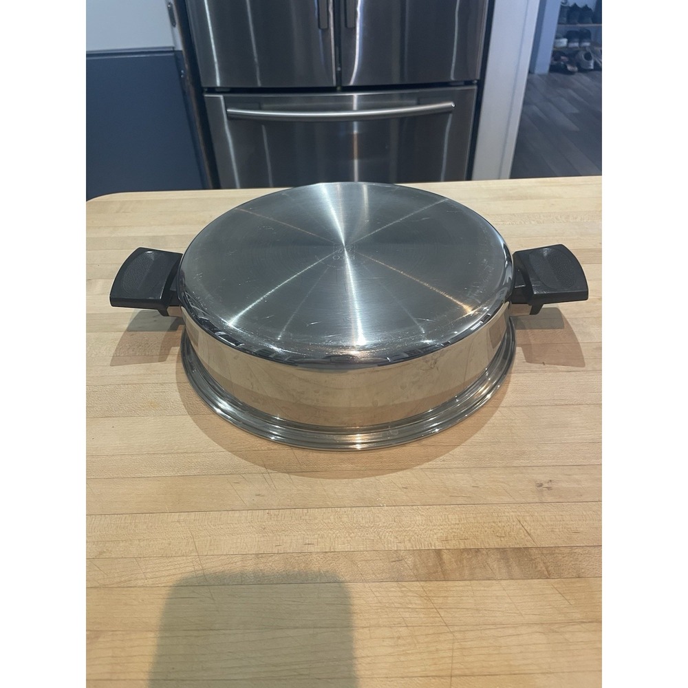 EHP Ekco Regalware 10-5/8" Titanium Stainless Lid Only Replacement Tri-clad USA